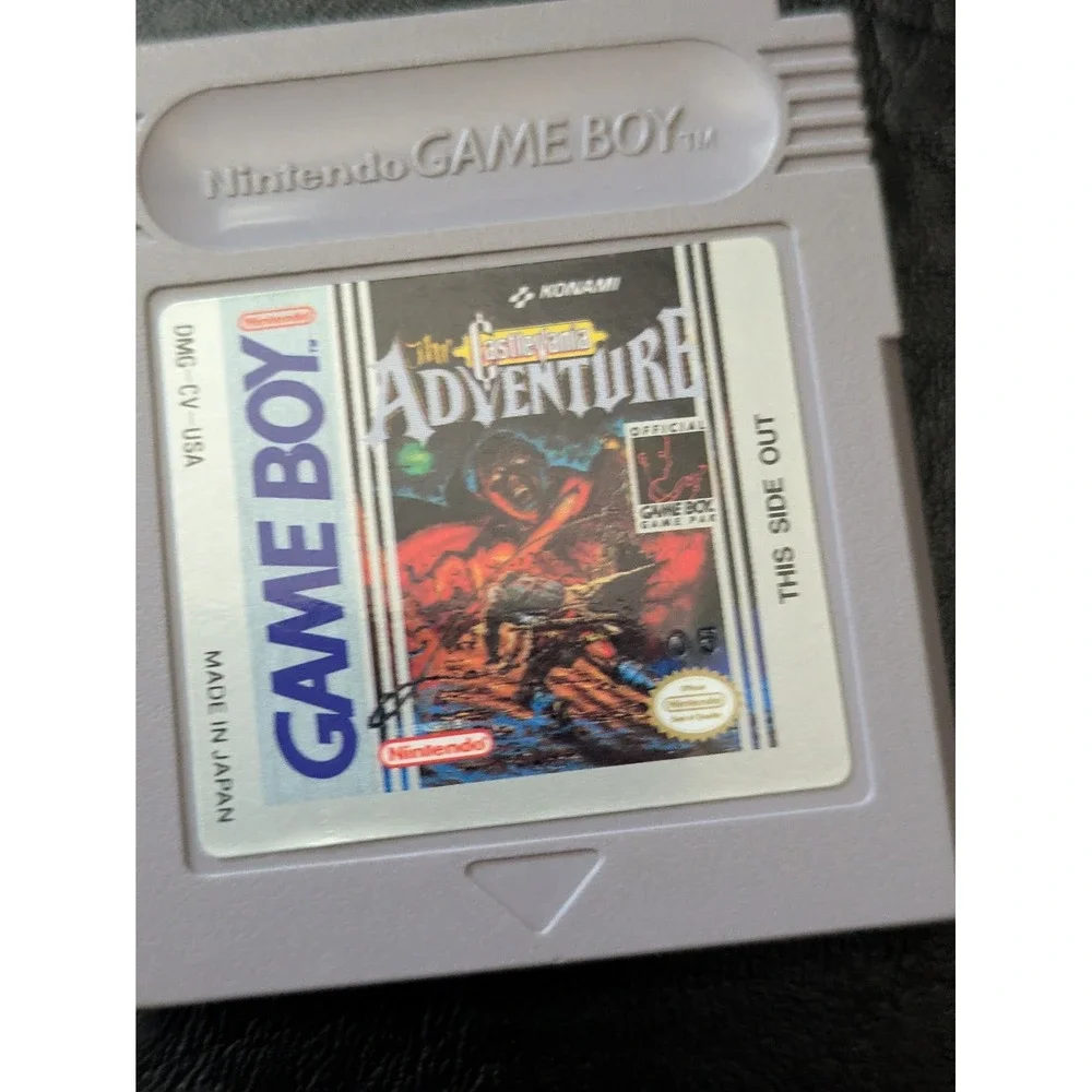 The Castlevania Adventure Nintendo Game Boy DMG-CV-USA Konami Retro Video Game